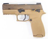 SIG SAUER SIG SAUER P320 M18 9MM MANUAL SAFTEY COYOTE BROWN W/ BOX, 4-MAGS, 2-HOLSTERS, TRUGLO FS 9MM LUGER (9x19 PARA) - 1 of 3