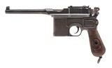 MAUSER C96 BROOMHANDLE RED NINE W/STOCK 9MM LUGER (9x19 PARA) - 3 of 3