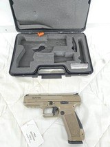 CANIK TP9SF FDE w/Hard Case, Magazine 9MM LUGER (9x19 PARA) - 1 of 3