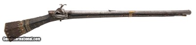 TURKISH FIREARMS CORPORATION ORNATE OTTOMAN/TURKISH MIQUELET RIFLED CARBINE .76CAL UNKNOWN