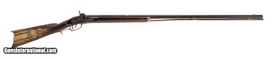 U.S. MILITARY & COMMERCIAL LONG ARMS MFG‚S MID-19TH CENTURY HALF STOCK PERCUSSION RIFLE
.40 CALIBER