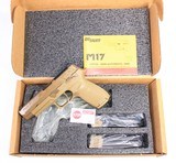 SIG SAUER RARE #2790/5000 SIG SAUER P320 M17 COMMEMORATIVE NEW IN BOX 3-MAGS 9MM LUGER (9x19 PARA) - 1 of 3