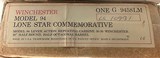 WINCHESTER 1894 Lone Star Commemorative .30-30 WIN - 2 of 3