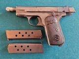 COLT 1908 Pocket Hammerless M1908 TYPE III 7+1 two mags MFG 1921 .380 ACP - 3 of 3