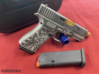 GLOCK 43X LIBERTY OR DEATH 9MM SLIM LINE 9MM LUGER (9x19 PARA)