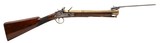ENGLISH SHOTGUNS VERY FINE ENGLISH FLINTLOCK BLUNDERBUSS W/SPRING BAYONET UNKNOWN