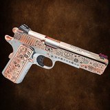 COLT Dia De Los Muertos Colt 1911 Competition, 38Super, 18K Rose Gold .38 SUPER - 1 of 3
