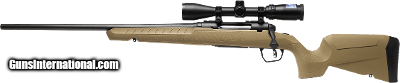 SAVAGE ARMS AXIS 2 XP COMBO COMPACT (FDE) LEFT-HAND