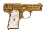 STEYR SPANISH DAMASCENDED GARATE ANITUA EXPRESS PISTOL .25 ACP