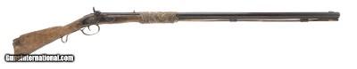 MUSKETEER RIFLES NATIVE AMERICAN HALF STOCK PERCUSSION RIFLE BY ENTERPRISE GUN WORKS 52 CAL