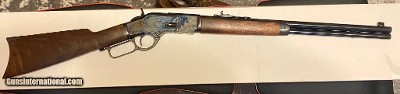 WINCHESTER MODEL 1873 SHORT RIFLE COLOR CASE HARDENED .45 LC
