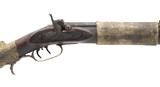 MUSKETEER RIFLES HIDE WRAPPED HALF STOCK PERCUSSION RIFLE 38CAL UNKNOWN - 2 of 3
