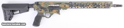 U.S. ARMS COMPANY U.S. ARMS COMPANY CLS USAC 5.56 NATO 16" WOODLAND CAMO CAM-LOCK SYSTEM AR-15 5.56X45MM NATO