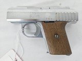 RAVEN ARMS P25 Chrome, Wood Grips, w/Magazine .25 ACP - 1 of 3