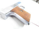 RAVEN ARMS P25 Chrome, Wood Grips, w/Magazine .25 ACP - 2 of 3