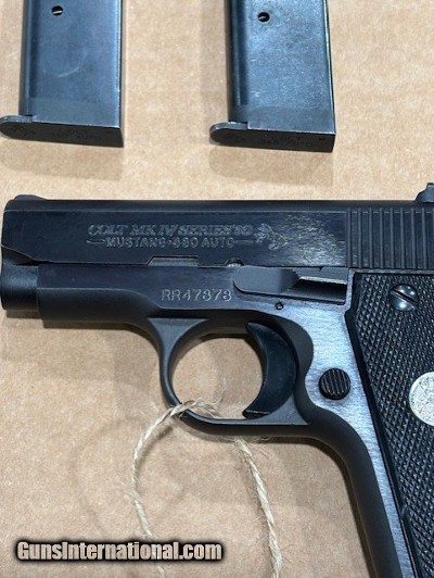 COLT Mustang Plus II .380 ACP