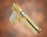 ROCK ISLAND ARMORY 1911 - 45ACP - 5" - Mirror Finish Polishing & All 24K GOLD .45 ACP - 1 of 3