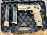 SIG SAUER P320 M18 FDE 9MM LUGER (9x19 PARA)