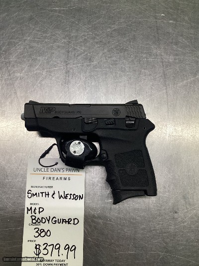 SMITH & WESSON BODYGUARD 380 .380 ACP