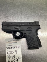 SPRINGFIELD ARMORY XDS-9 3.3 9MM LUGER (9x19 PARA) - 1 of 3