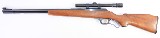 MARLIN EXCELLENT RARE MARLIN 57-M 22 WMR 24" BARREL MICRO GROOVE BLUED W/ WEAVER V22 SCOPE .22 WMR - 2 of 3