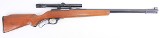 MARLIN EXCELLENT RARE MARLIN 57-M 22 WMR 24" BARREL MICRO GROOVE BLUED W/ WEAVER V22 SCOPE .22 WMR - 1 of 3