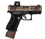 TARAN TACTICAL Glock 43x TTI Copperhead, 9mm, with Romeo X Optic 9MM LUGER (9x19 PARA) - 1 of 2