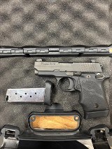 SIG SAUER P938 BRG (BLACK RUBBER GRIPS) 9MM LUGER (9X19 PARA) - 1 of 2