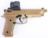 BERETTA BERETTA M9A4 9MM 5" THREADED STEINER MPS COYOYE TAN W/ BOX, 3-MAGS & EXTRAS 9MM LUGER (9x19 PARA) - 2 of 3