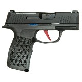 SIG SAUER P365X - Silver/Red/Blue Star 9MM LUGER (9x19 PARA) - 1 of 1
