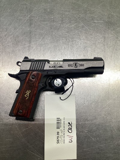 BROWNING 1911 380 BLACK LABEL .380 ACP