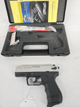 WALTHER PPK Two Tone Stainless w/Hard Case, Mag .380 ACP - 1 of 3