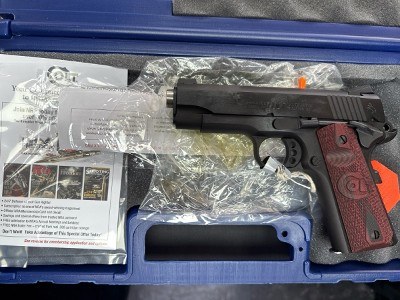 COLT COMBAT COMMANDER BLUE .38 SUPER