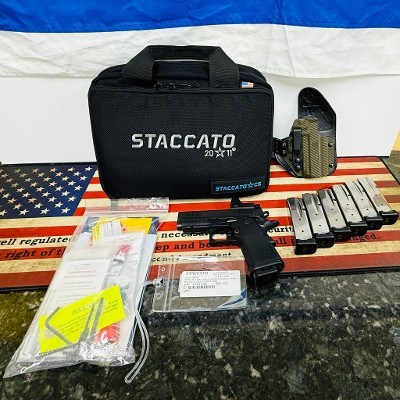 STACCATO CS DLC FLAT TRIGGER 9MM LUGER (9x19 PARA)