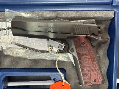 COLT COMBAT COMMANDER BLUE .45 ACP