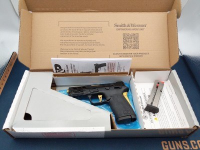 SMITH & WESSON M&P380 SHIELD EZ M2.0 GOLD PORTED BARREL .380 ACP