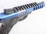 RUGER RUGER 22/45 LITE BLUE ANODIZE THREADED 22LR 10+1 W/ BOX & 2-MAGS .22 LR - 3 of 3