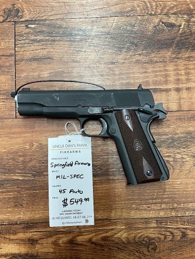 SPRINGFIELD ARMORY 1911 MIL-SPEC .45 ACP