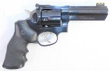 RUGER RUGER GP100 357 MAGNUM 4" BARREL BLUED HOGUE GRIPS W/ BOX & PAPERS - REVOLVER 01702 .357 MAG - 2 of 3