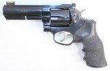 RUGER RUGER GP100 357 MAGNUM 4" BARREL BLUED HOGUE GRIPS W/ BOX & PAPERS - REVOLVER 01702 .357 MAG - 1 of 3