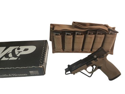 SMITH & WESSON M&P22 COMPACT CERAKOTE FDE THREADED BARREL .22 LR