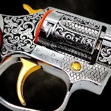 COLT ONLY ONE: Cobra 2" - 38 SPL - 6 ROUNDS - Engraved & 24K Gold Plated .38 SPL - 3 of 3