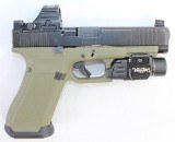 GLOCK GLOCK 47 GEN 5 MOS 9MM 4.5" GREEN W/ HOLOSUN 507C-RD, NOVESKE BBL, SL TLR-7 HL-X, HOLSTER 9MM LUGER (9x19 PARA) - 2 of 3