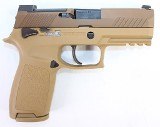 SIG SAUER SIG SAUER P320 M18 9MM 3.7" MANUAL SAFETY NIGHT SIGHTS COYOTE TAN 3-MAGS 9MM LUGER (9x19 PARA) - 2 of 3