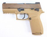 SIG SAUER SIG SAUER P320 M18 9MM 3.7" MANUAL SAFETY NIGHT SIGHTS COYOTE TAN 3-MAGS 9MM LUGER (9x19 PARA) - 1 of 3