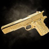 SPRINGFIELD ARMORY 1911-A1 - 45ACP - 24K Gold Plated - French Scroll Engraved .45 ACP - 3 of 3