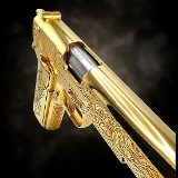 SPRINGFIELD ARMORY 1911-A1 - 45ACP - 24K Gold Plated - French Scroll Engraved .45 ACP - 1 of 3