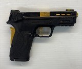 SMITH & WESSON M&P380 SHIELD EZ M2.0 GOLD PORTED BARREL .380 ACP - 2 of 3