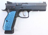 CZ NEW CZ USA SHADOW 2 BLUE GRIPS 9MM DA/SA W/ BOX 3-MAGS, RMR PLATE 9MM LUGER (9x19 PARA) - 2 of 3