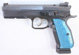 CZ NEW CZ USA SHADOW 2 BLUE GRIPS 9MM DA/SA W/ BOX 3-MAGS, RMR PLATE 9MM LUGER (9x19 PARA) - 1 of 3